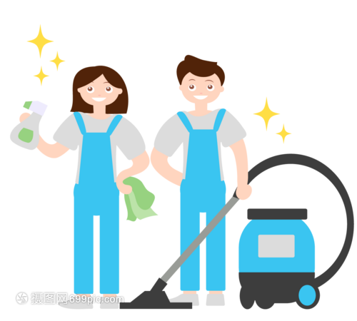 矢量简约家居服务 人物角色设计指南